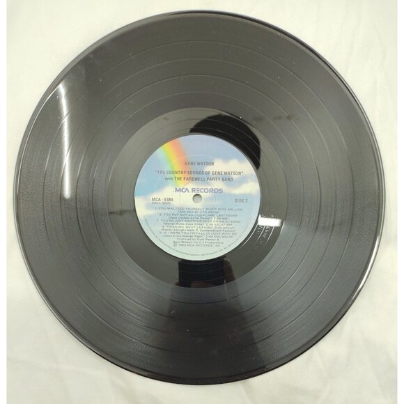 Gene Watson – Sometimes I Get Lucky LP 1983 MCA-5384 VG - Picture 3 of 6